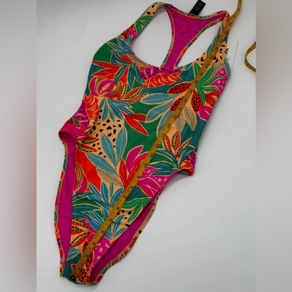 Hurley Bahia Cheeky Racerback One-Piece Swimsuit - Picture 6 of 9